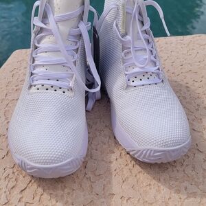 NOBULL NWT White On White Hi Top Trainer Plus Womens Size 8